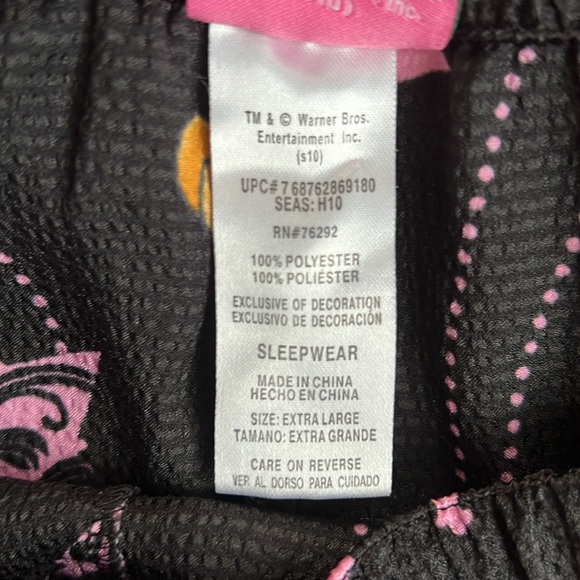 Warner Brothers Tweety Bird Pajama Pants Womens Lounge PJ - Picture 4 of 11